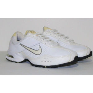 Nike Air Exceed Training Shoes Sneakers White Leather 366650-111 Women US 7.5
